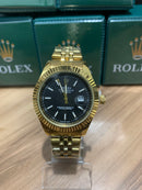 🎁 MEGA PROMOÇÃO Relógio Masculino Oyster Perpetual Datejust Dourado  Luxo Prova D’água + FRETE GRÁTIS