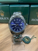 🎁 MEGA PROMOÇÃO Relógio Masculino  Datejust Aço Fundo De Vidro Luxo Prova D’água + FRETE GRÁTIS