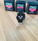 🎁 MEGA PROMOÇÃO Relógio Tag 100% Funcional Pulseira Detalhes Branco Edição Senna Luxo e Destaque PROVA D’ÁGUA + FRETE GRÁTIS