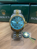 🎁 MEGA PROMOÇÃO Relógio Masculino Datejust Pulseira Jubilee Aço e Ouro misto Luxo Prova D’água + FRETE GRÁTIS